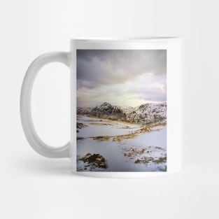 Winter in the Lake District Mountains Mug